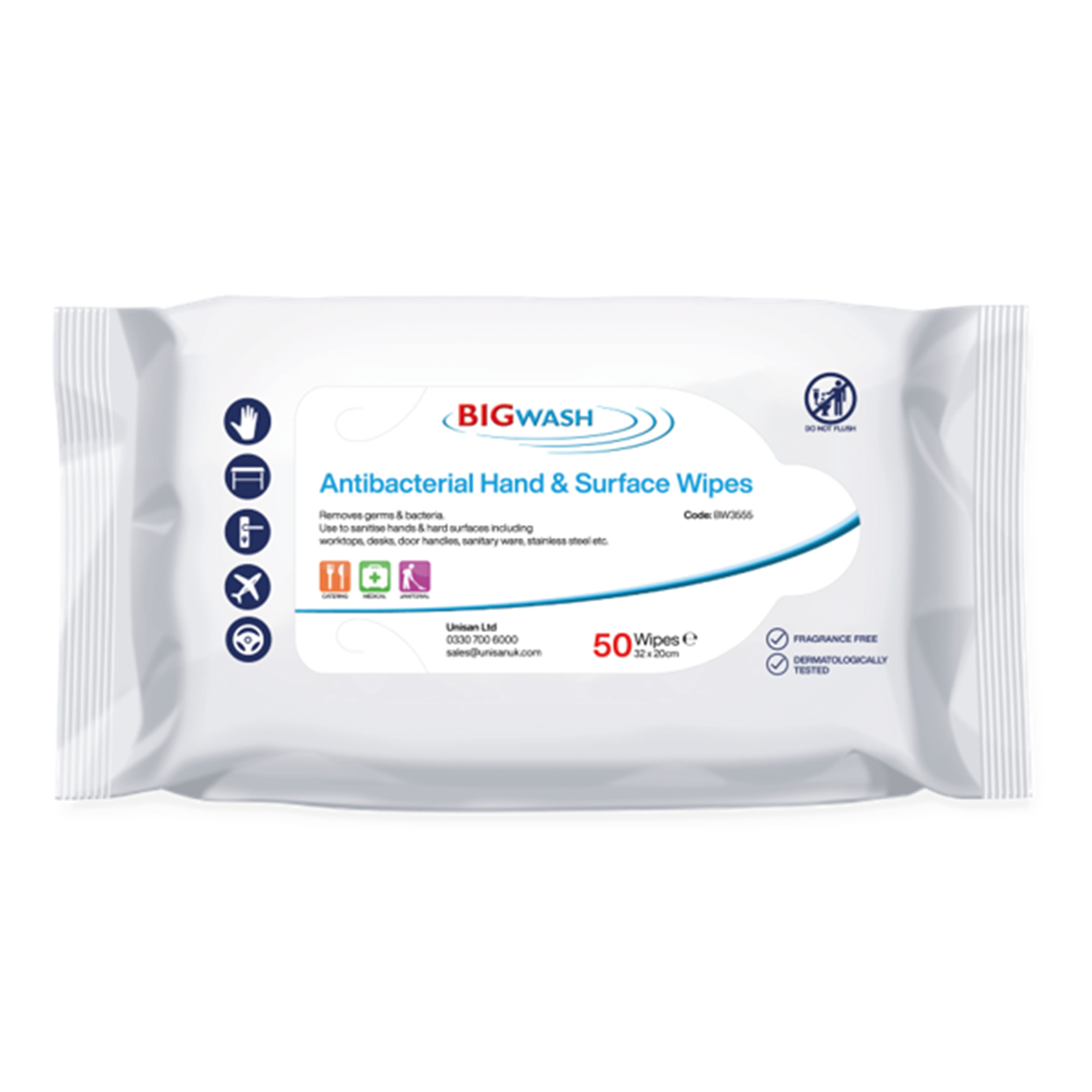 Big Wash Antibacterial Hand & Surface Wipes