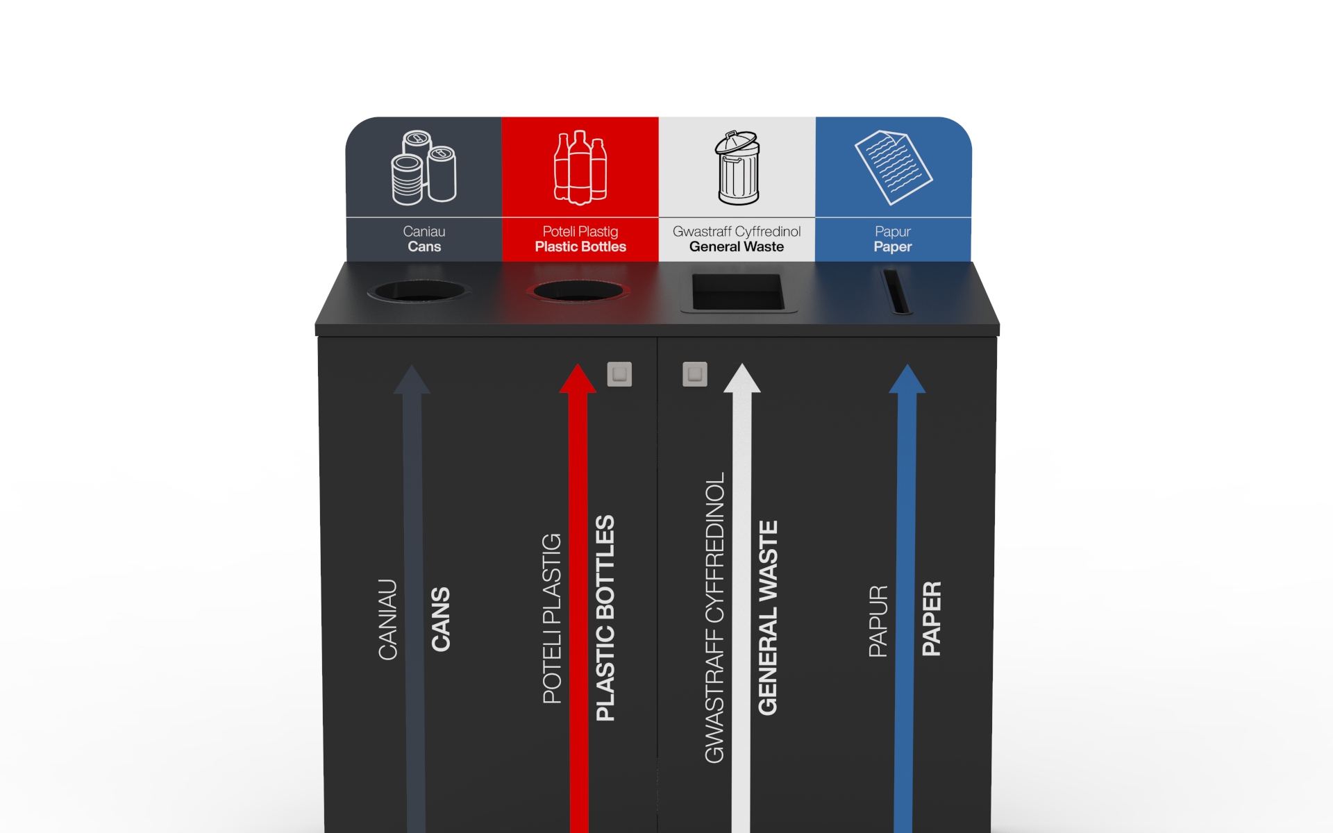 confidential paper waste bin