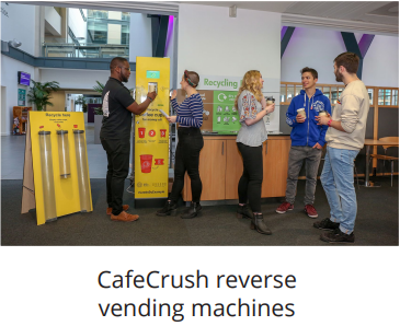 cafecrush reverse vending machines for bottle and can recycling