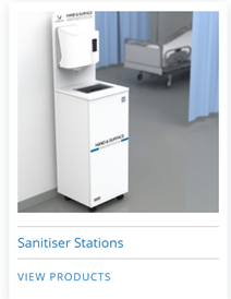 sanitiser stations