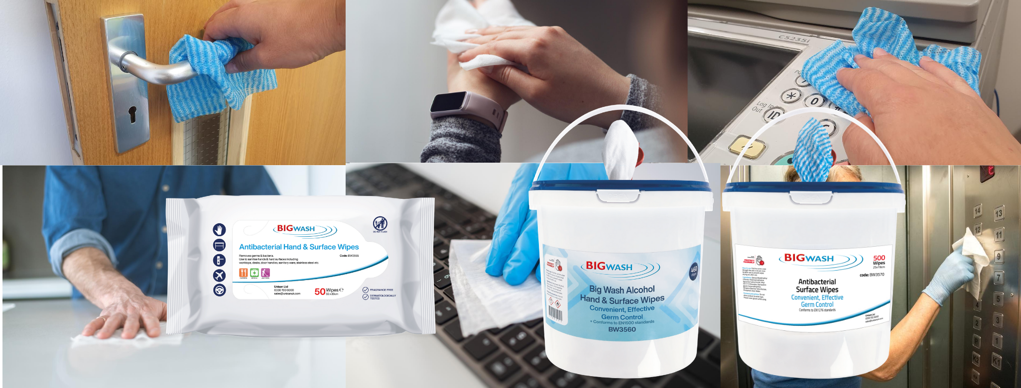 antibacterial sanitiser wipes