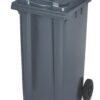 240L Grey wheelie bin