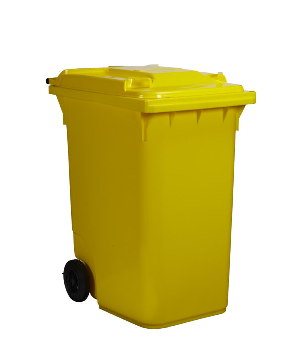 240L Wheelie Bin Yellow WB8301