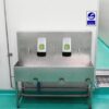 Duroline hand hygiene and hand protection cream dispenser in industrial or in Food Factory setting