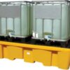 poly ibc bunded spill pallet chemical storage