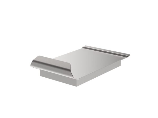 Retrofit stainless steel Hinged Lid with chute