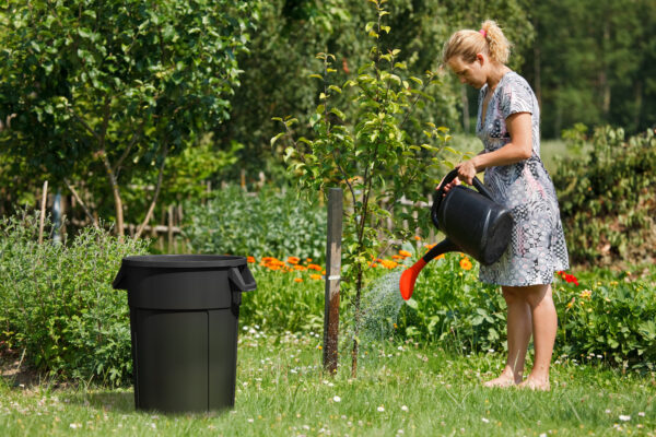 robust heavy duty waste container, mega bin for recycling, waste or storage