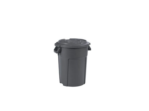 large durable industrial bin grey