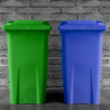 Coloured wheelie bin heavy duty