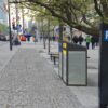 Naturo Outdoor Recycling Bin on street